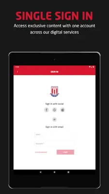 Stoke City FC android App screenshot 0