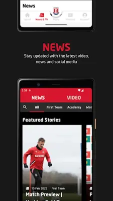 Stoke City FC android App screenshot 11