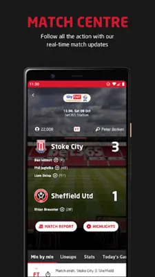 Stoke City FC android App screenshot 8